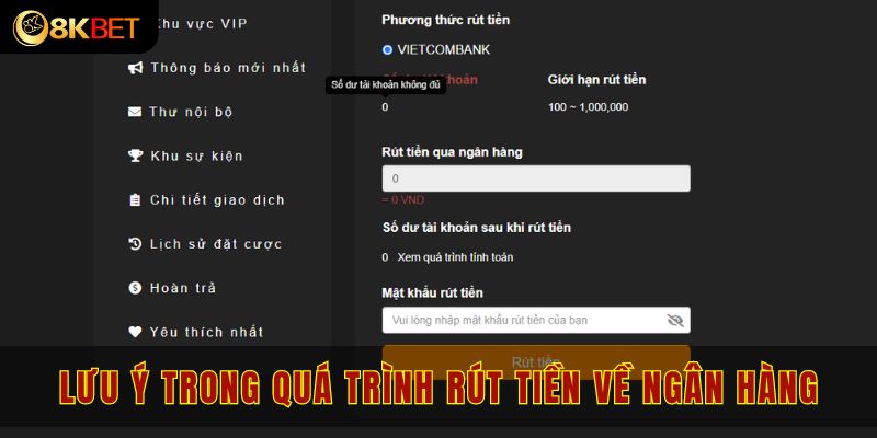 Lưu ý cho người mới trong quá trình rút tiền về ngân hàng